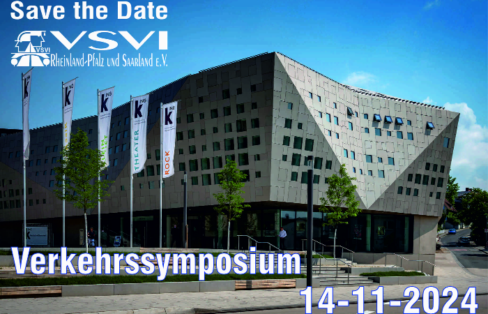 SAVE THE DATE / 31. VSVI Verkehrssymposium